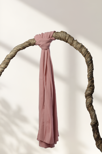 Plain Georgette - Rose Pink