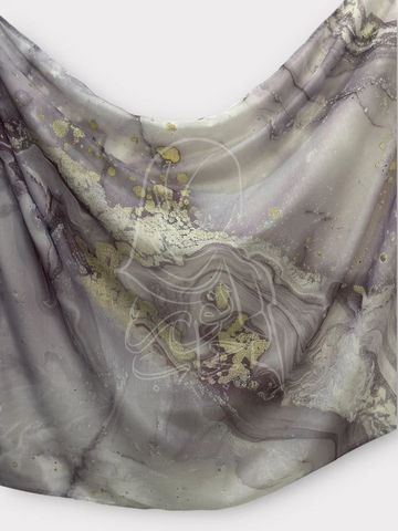 Printed Modal Rayon - Lilac Silence