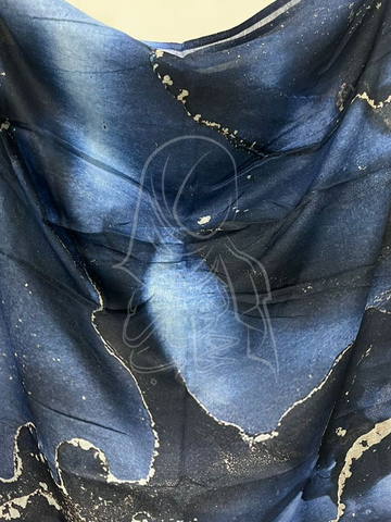 Printed Modal Rayon - Galaxy Vein