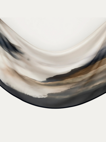 Printed Modal - Biege Swirl