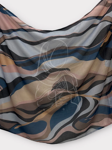 Printed Modal Rayon - Earth Meets Thought