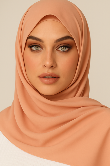 Plain Georgette - Oatmeal