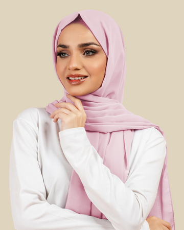 Plain Georgette - Baby Pink