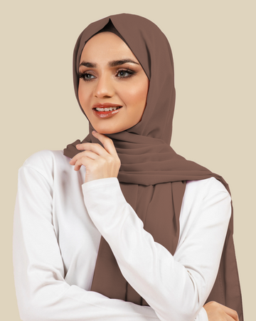 Plain Georgette - Cedar