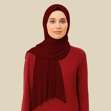 Turkish Self Lawn Dark Red