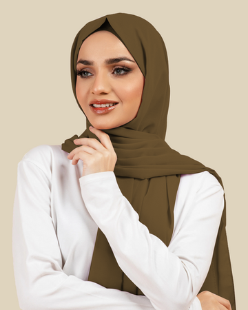 Plain Georgette - Frapucino
