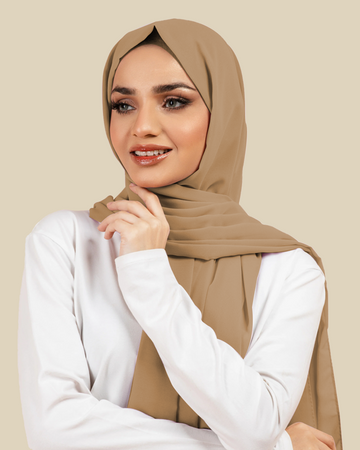 Plain Georgette - Ivory