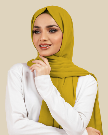 Plain Georgette - Lime