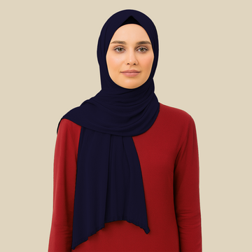 Turkish Self Lawn Navy Blue