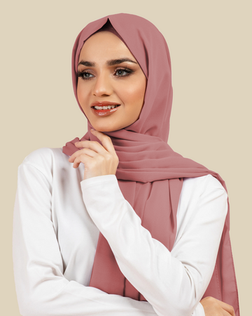 Plain Georgette - Nutela