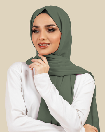 Plain Georgette - Sea Form