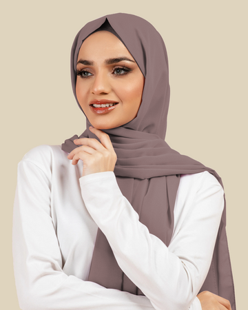 Plain Georgette - Taupe