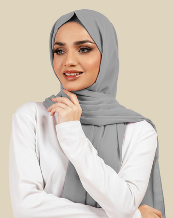 Plain Georgette - Teal