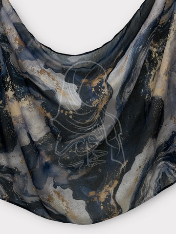 Printed Modal Rayon - Universe Unfolding