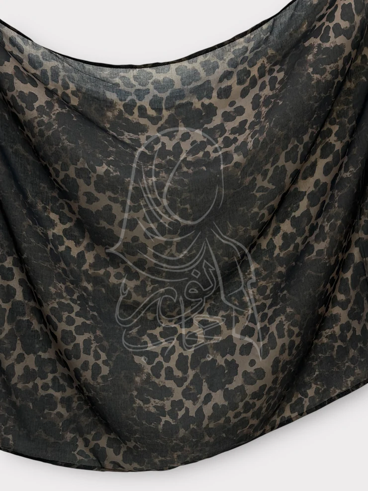 Printed Modal Rayon - Leopard Muse