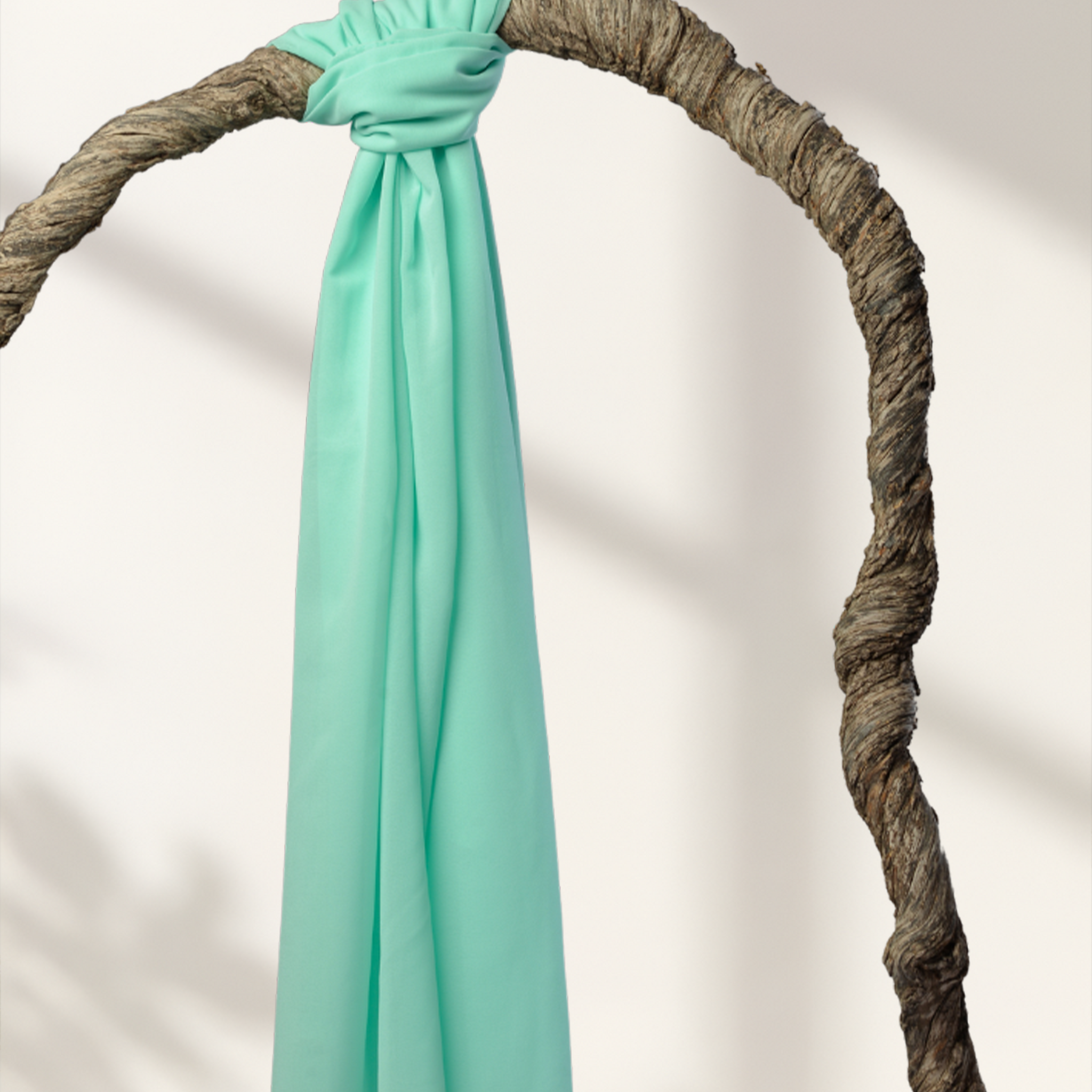 Plain Georgette - Minty Green