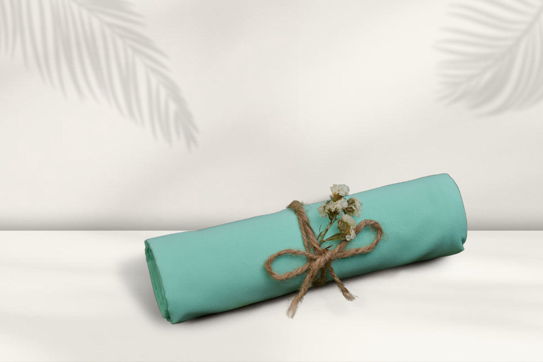 Plain Georgette - Minty Green