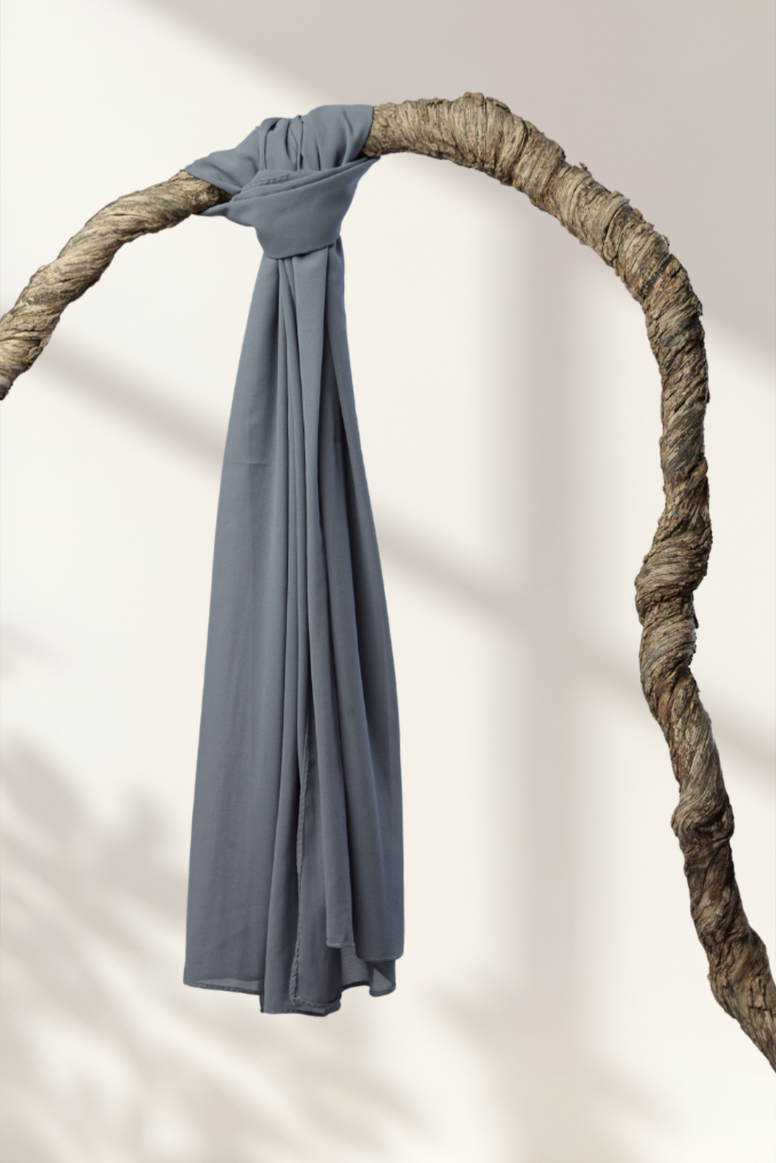 Plain Georgette - Denim Grey