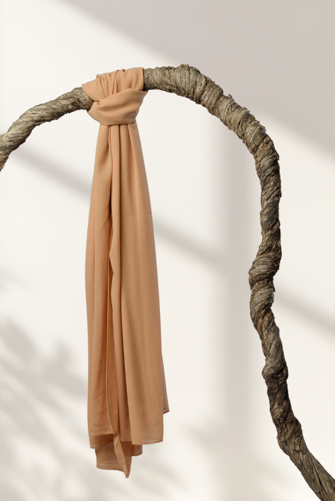 Plain Georgette - Golden Brown