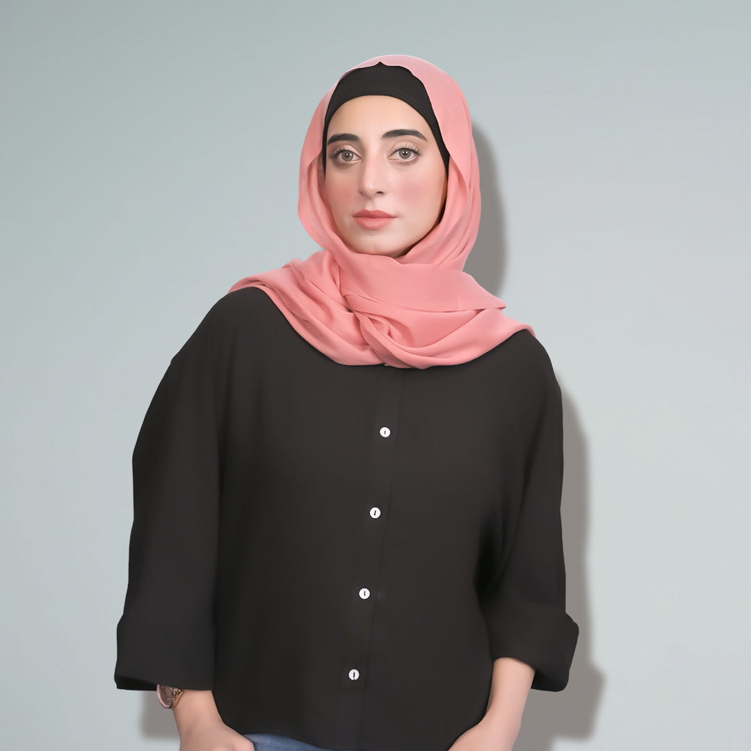 Turkish Self Lawn Blush pink