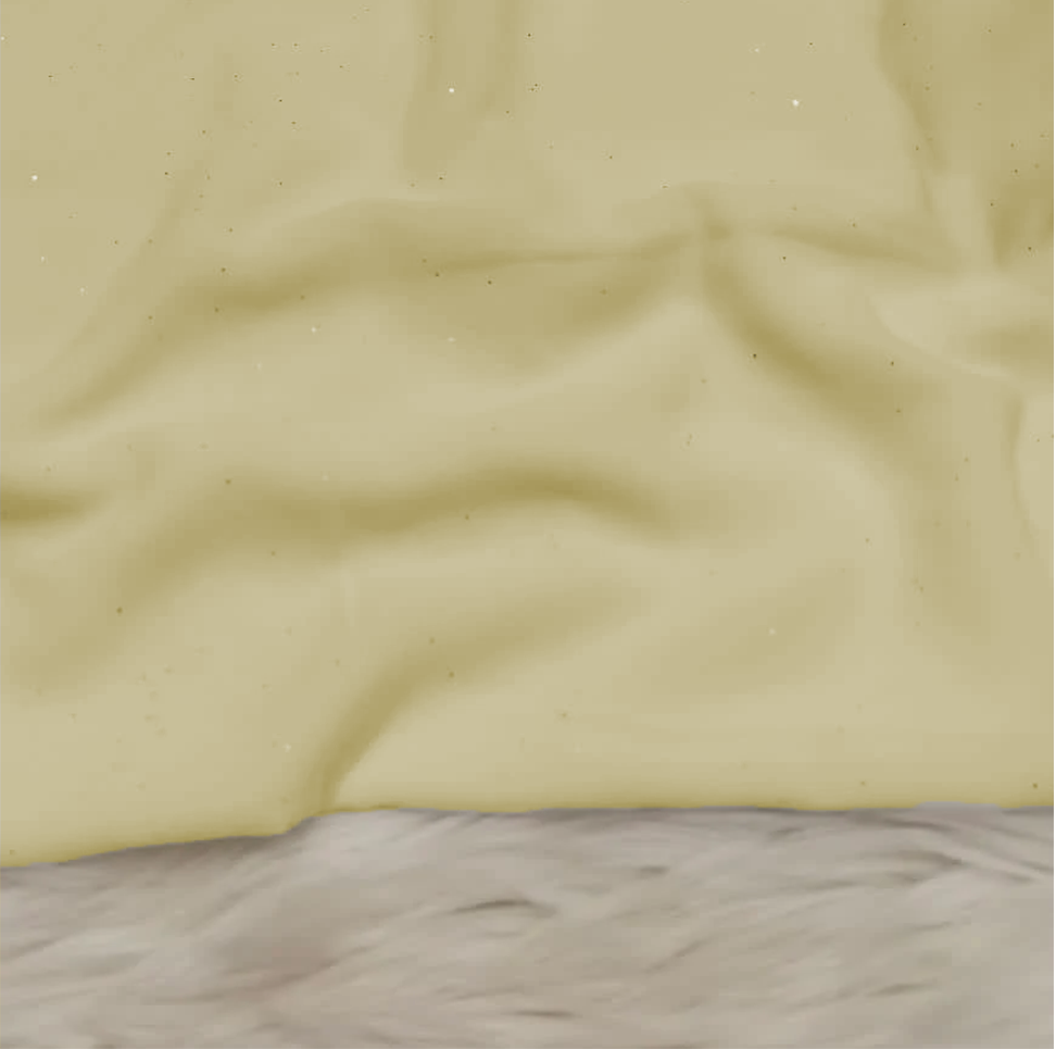 Georgette Glitter - Camel Beige