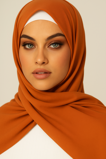 Plain Georgette - Cappuccino