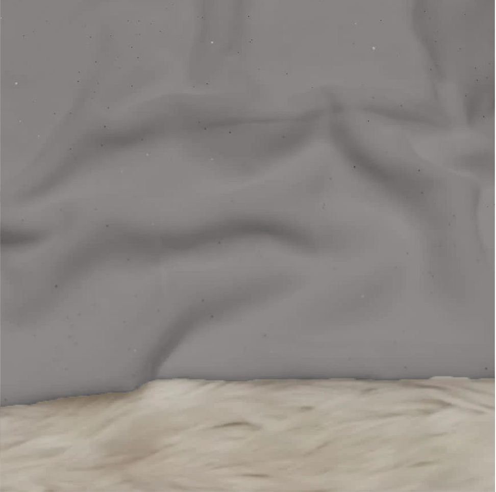 Georgette Glitter - Cool Grey