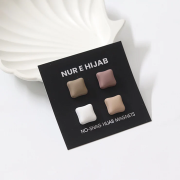 Duo Neutral Square Magnets
