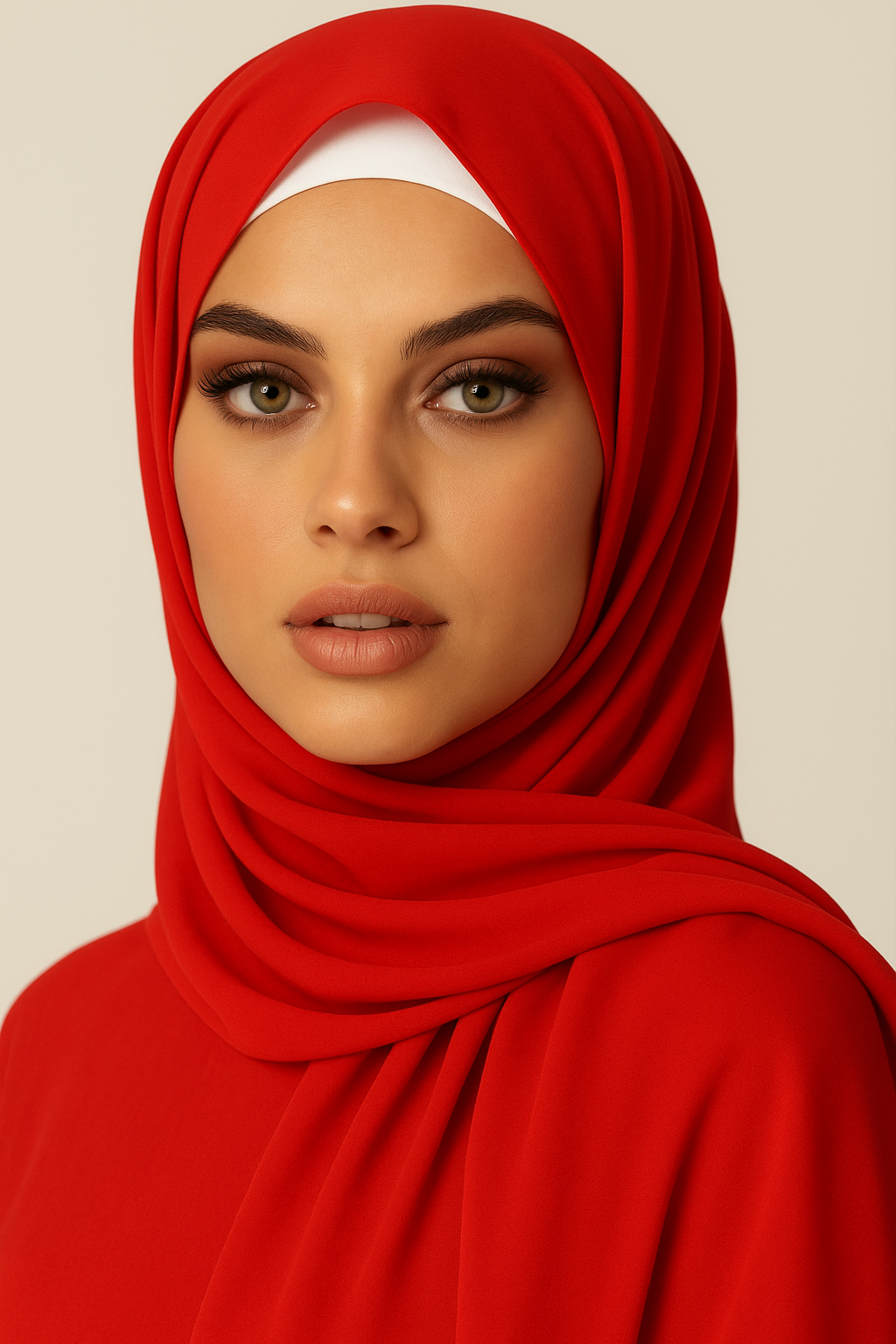 Plain Georgette - Flamingo