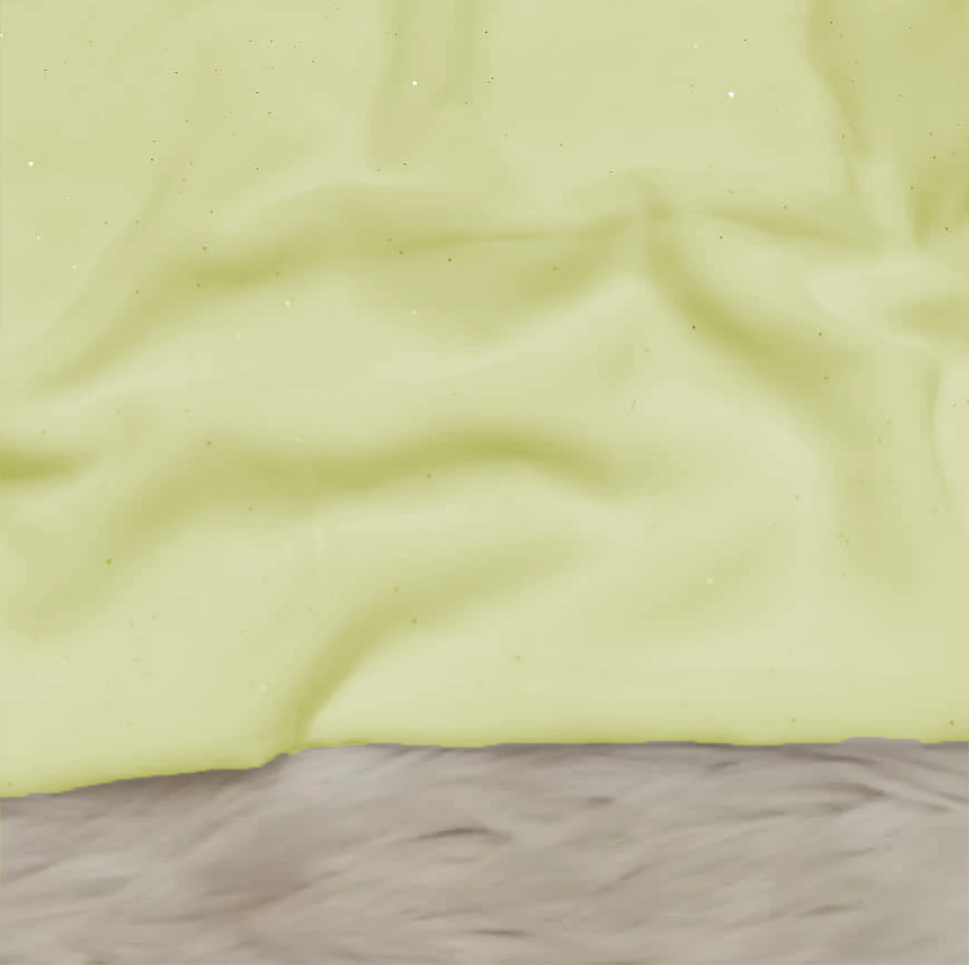 Georgette Glitter - Light Lemon Yellow