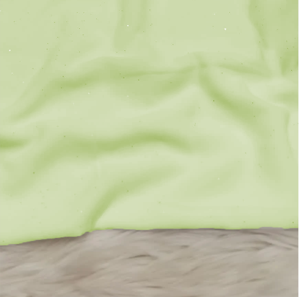 Georgette Glitter - Light Lime