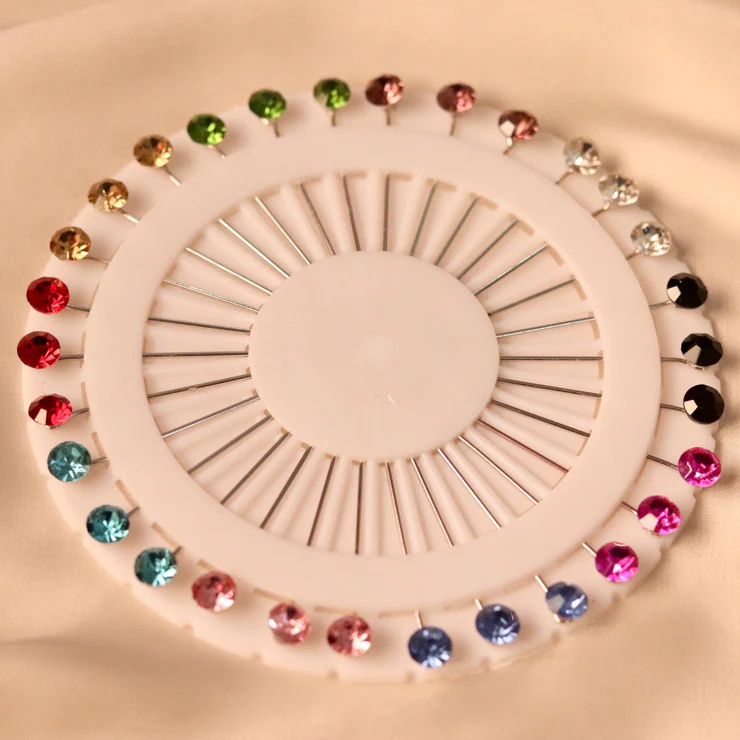 Multi Crystal Pin Wheel: CrystalBloom