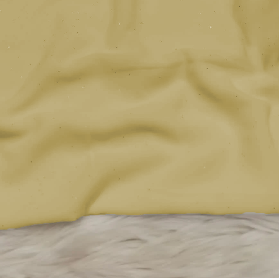 Georgette Glitter - Muted Mustard