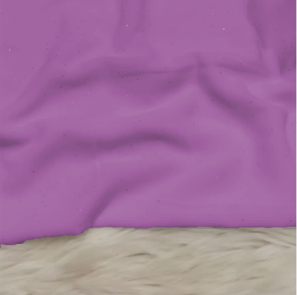 Georgette Glitter - Soft Purple