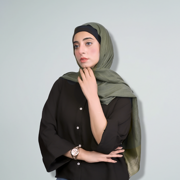 Turkish Self Lawn Olive Green