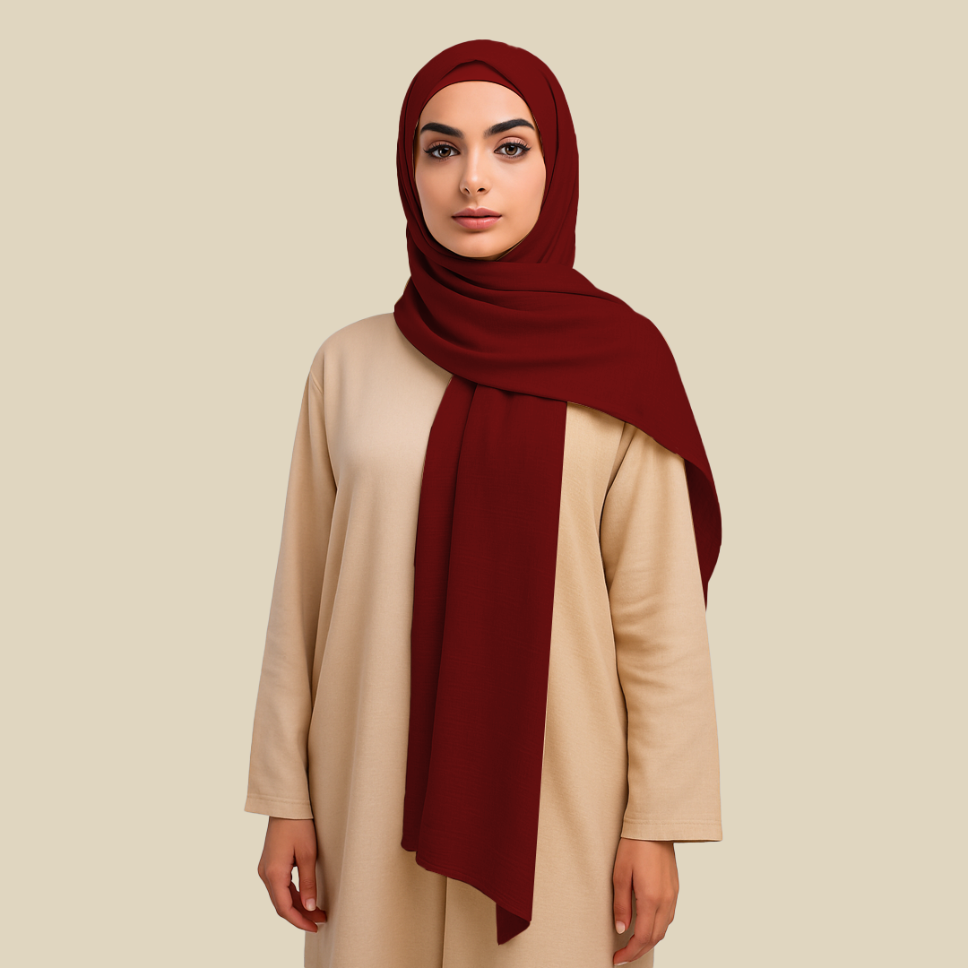 Viscose Lawn Maroon